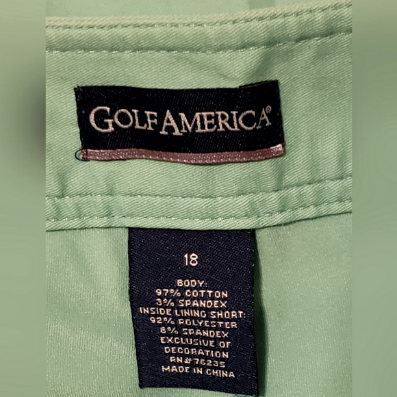 GOLF AMERICA Summer Skort • Size 18 • Snap-on Ball Marker • - Picture 4 of 5